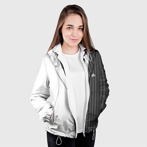Женская куртка Двойной костюм / 3D-Белый – фото 3