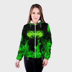 Куртка с капюшоном женская GHOSTEMANE, цвет: 3D-белый — фото 2