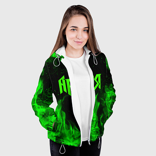 Женская куртка АРИЯ / 3D-Белый – фото 3