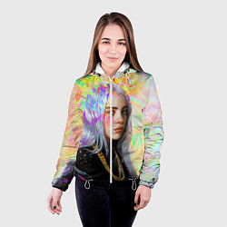 Куртка с капюшоном женская Billie Eilish, цвет: 3D-белый — фото 2