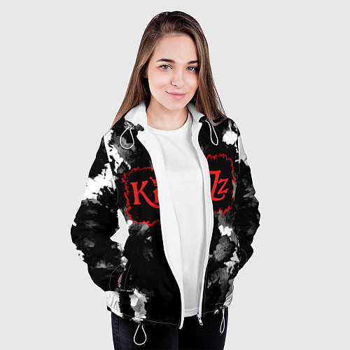 Женская куртка Князь Анархия спина / 3D-Белый – фото 3