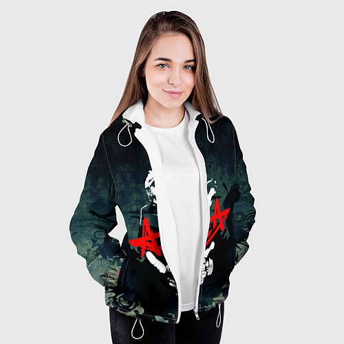 Женская куртка Алиса / 3D-Белый – фото 3