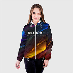 Куртка с капюшоном женская DETROIT BECOME HUMAN, цвет: 3D-белый — фото 2