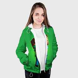 Куртка с капюшоном женская MINECRAFT, цвет: 3D-белый — фото 2