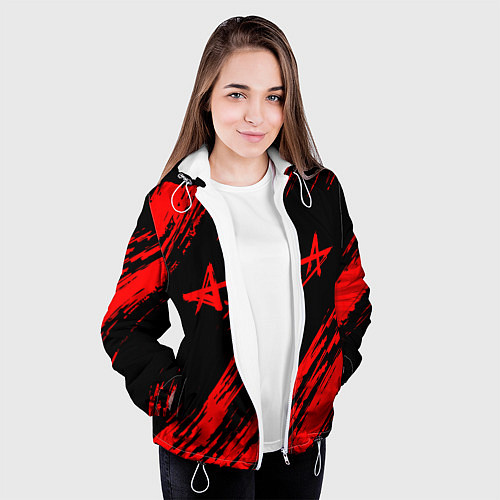 Женская куртка АлисА / 3D-Белый – фото 3