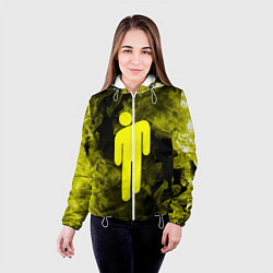 Куртка с капюшоном женская BILLIE EILISH, цвет: 3D-белый — фото 2