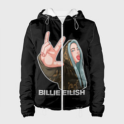 Куртка с капюшоном женская BILLIE EILISH, цвет: 3D-белый