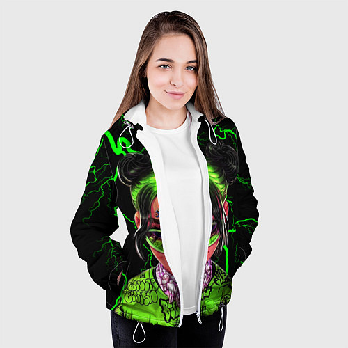 Женская куртка BILLIE EILISH / 3D-Белый – фото 3