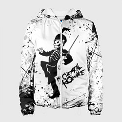 Куртка с капюшоном женская My Chemical Romance, цвет: 3D-белый