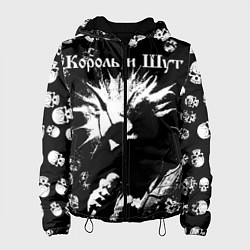 Куртка с капюшоном женская Король и Шут Анархия, цвет: 3D-черный