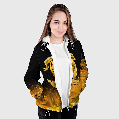 Женская куртка Ведьмак / 3D-Белый – фото 3