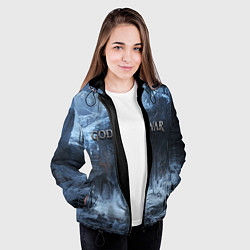 Куртка с капюшоном женская GOD OF WAR, цвет: 3D-черный — фото 2