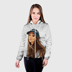 Куртка с капюшоном женская Ariana Grande Ариана Гранде, цвет: 3D-белый — фото 2
