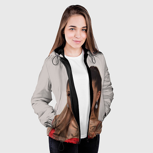 Женская куртка Ariana Grande Ариана Гранде / 3D-Черный – фото 3