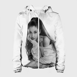 Куртка с капюшоном женская Ariana Grande Ариана Гранде, цвет: 3D-белый