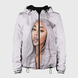 Куртка с капюшоном женская Ariana Grande Ариана Гранде, цвет: 3D-черный