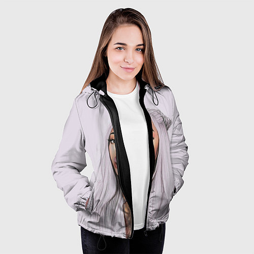 Женская куртка Ariana Grande Ариана Гранде / 3D-Черный – фото 3