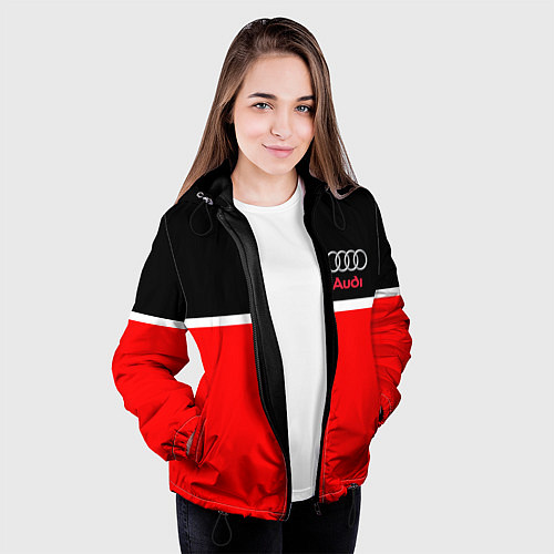 Женская куртка AUDI SPORT / 3D-Черный – фото 3