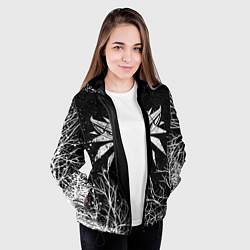 Куртка с капюшоном женская ВЕДЬМАК, цвет: 3D-черный — фото 2