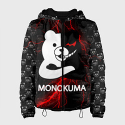 Куртка с капюшоном женская MONOKUMA, цвет: 3D-черный