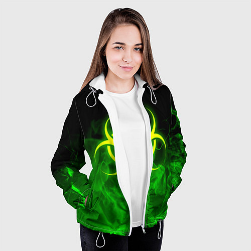 Женская куртка BIOHAZARD / 3D-Белый – фото 3