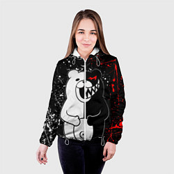 Куртка с капюшоном женская MONOKUMA, цвет: 3D-белый — фото 2