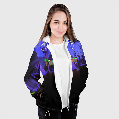 Женская куртка TERRARIA / 3D-Белый – фото 3
