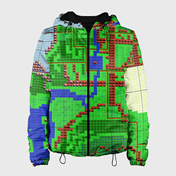 Куртка с капюшоном женская Heroes of Might and Magic, цвет: 3D-черный