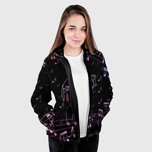 Женская куртка ТИКТОКЕР - PAYTON MOORMEIE / 3D-Черный – фото 3