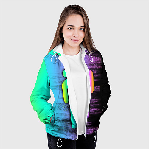 Женская куртка BILLIE EILISH / 3D-Белый – фото 3