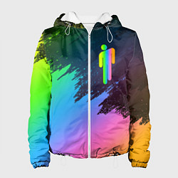 Куртка с капюшоном женская BILLIE EILISH, цвет: 3D-белый