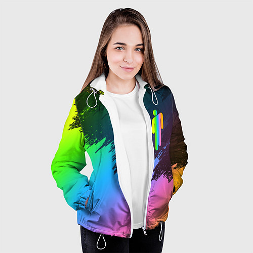 Женская куртка BILLIE EILISH / 3D-Белый – фото 3