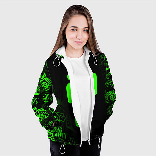 Женская куртка BILLIE EILISH / 3D-Белый – фото 3
