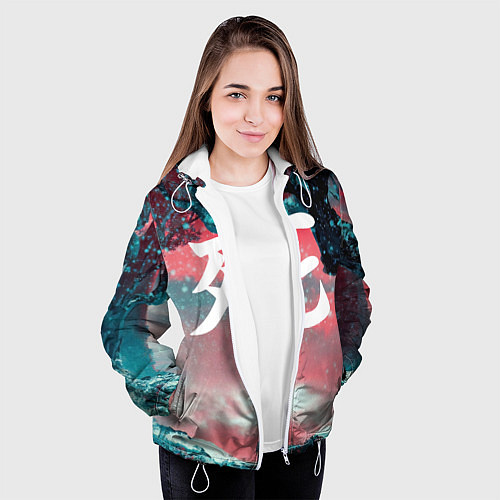 Женская куртка Sekiro shadows die twice / 3D-Белый – фото 3