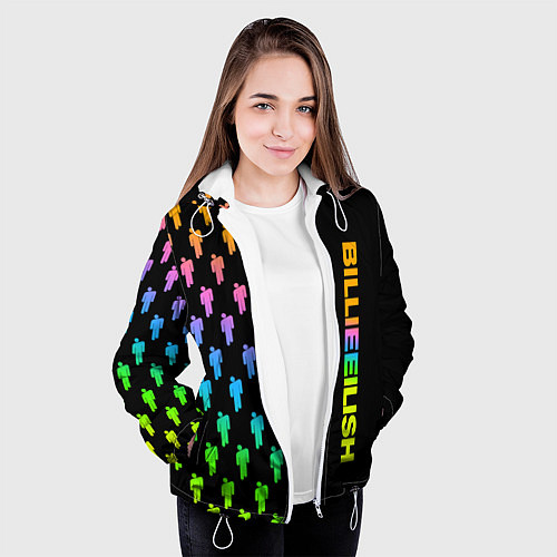 Женская куртка BILLIE EILISH / 3D-Белый – фото 3