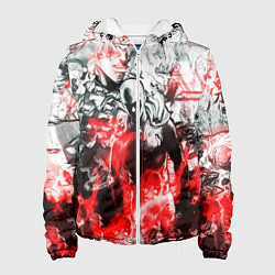 Куртка с капюшоном женская One-Punch Man Collage, цвет: 3D-белый