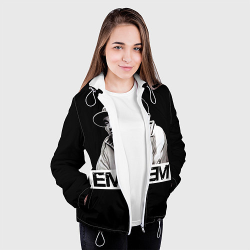 Женская куртка Eminem / 3D-Белый – фото 3