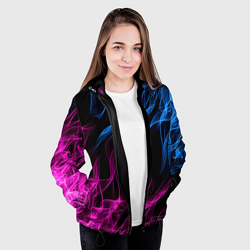 Женская куртка БИТВА ОГНЕЙ / 3D-Черный – фото 3