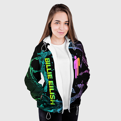 Женская куртка BILLIE EILISH / 3D-Белый – фото 3