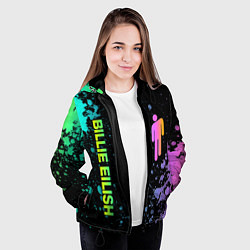 Куртка с капюшоном женская BILLIE EILISH, цвет: 3D-черный — фото 2