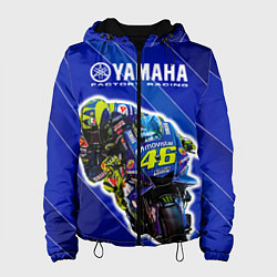 Куртка с капюшоном женская Valentino Rossi, цвет: 3D-черный
