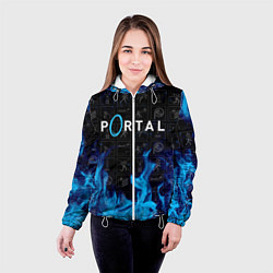 Куртка с капюшоном женская PORTAL, цвет: 3D-белый — фото 2
