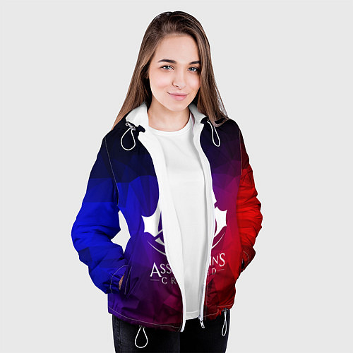 Женская куртка ASSASSINS CREED / 3D-Белый – фото 3