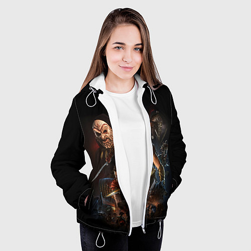 Женская куртка ASSASSINS CREED / 3D-Белый – фото 3