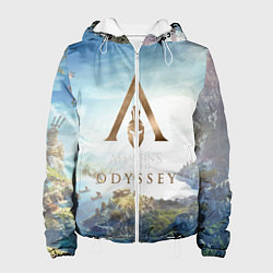Куртка с капюшоном женская Oddysey, цвет: 3D-белый