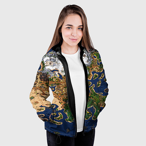 Женская куртка HEROES 3 КАРТА / 3D-Черный – фото 3