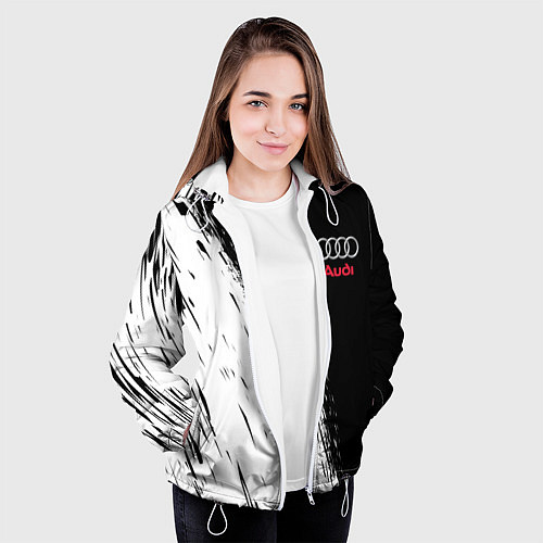 Женская куртка AUDI / 3D-Белый – фото 3