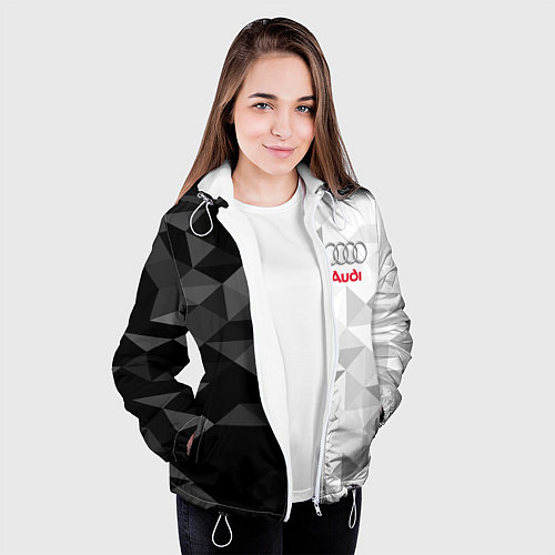 Женская куртка AUDI / 3D-Белый – фото 3