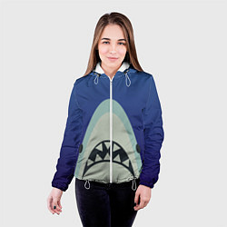 Куртка с капюшоном женская IKEA Shark, цвет: 3D-белый — фото 2