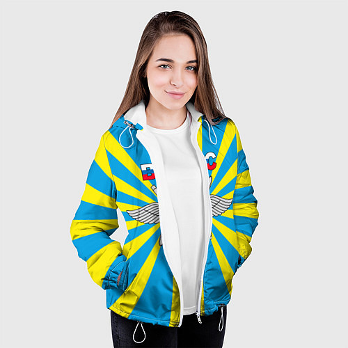 Женская куртка Флаг ВВС / 3D-Белый – фото 3